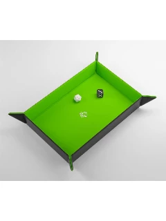 Dobótálca - Magnetic Dice Tray Rectangular Black/Green