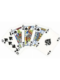 Póker - Copag 100% Plasztik Póker Kártya - 4 Normál Index - 1 Csomag - Kék