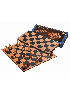 Sakk Készlet Mdf - 232 X 116 X 12, Mező 27mm, Király 50 mm