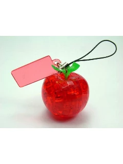 3d Kristály Kirakó Mini - Piros Alma - Apple