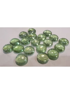 Játékalkatrész - Üveg Kavics Zöld