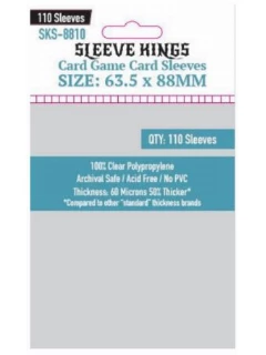 Kártyavédő Fólia - Sleeve Kings 63.5x88mm - 110 Pack 60 Microns