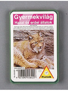 Gyermek kártya - Hazai és erdei állatok