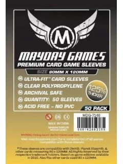 Kártyavédő Fólia - 80x120mm - Premium Card Game Sleeves (25%-al Vastagabb) (50db)