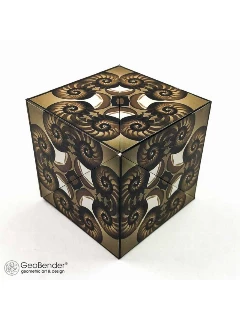 Geobender Cube Design "Nautilus" 4db, Díszdobozban