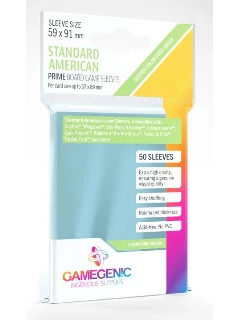 Kártyavédő Fólia - 57x89mm - Prime Standard American Boardgame Sleeves (A Fólia Mérete: 59 X 91mm) (50db)