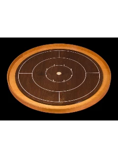 Crokinole Prémium Versenytábla - Dió tábla - Gőzölt bükk perem (Korong nélkül)