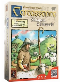 Carcassonne (9 Kiegészítő régi design) - Schapen & Heuvels