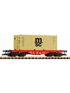 Piko G 37719 Flat Cars With Container 20' Msc