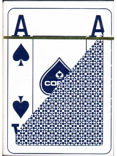 Póker - Copag 100% Plasztik Póker Kártya - 4 Jumbo Index - 1 Csomag - Kék