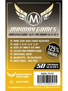 Kártyavédő fólia - 41x63mm - Premium Mini USA Sleeves (25%-al vastagabb) (50db)