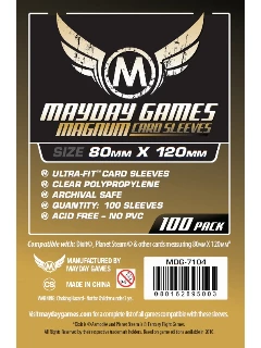 Kártyavédő fólia - 80x120mm - Magnum Gold Sleeve ("Dixit" méret) (100db)