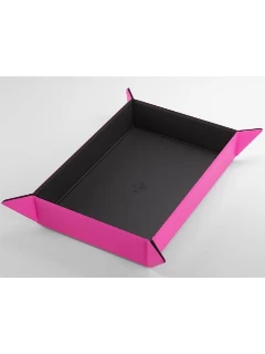 Dobótálca - Magnetic Dice Tray Rectangular Black/Pink