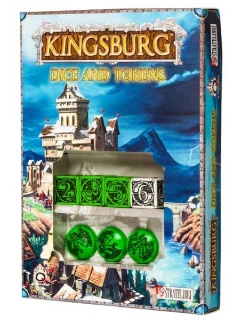 Kingsburg Dice & Tokens Set Green (Kiegészítő)