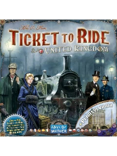 Ticket To Ride Map Collection - Volume 5 - United Kingdom & Pennsylvania (Kiegészítő)