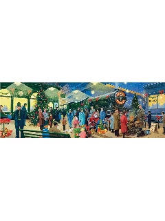 Clementoni 1000 Db-os Panoráma Puzzle - Karácsonyi Utazás