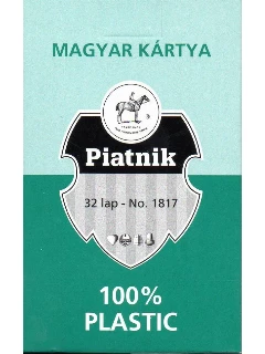 Magyar Kártya 100% Plasztik - Zöld Hátlapú
