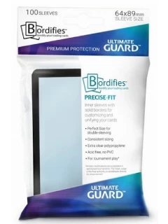 Kártyavédő Fólia - 63.5x88mm - Bordifies Precise - Fit Sleeves Standard Size Black (A Fólia Mérete: 64 X 89mm) (100db)