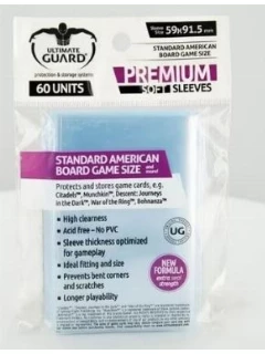 Kártyavédő Fólia - 56x89mm - Premium Soft Sleeves For Board Game Cards Standard American (A Fólia Mérete: 59 X 91.5mm) (60db)
