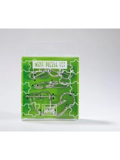 Eureka Mini Wire Puzzle Szett - Zöld