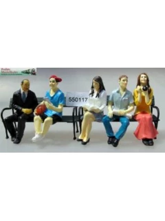 Prehm-Miniaturen - G méretű Ülő figurák 5db Set 2