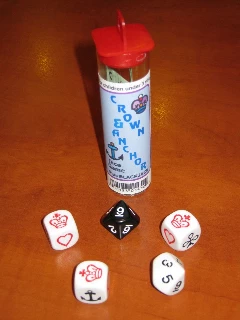 Crown and Anchor (plus Blackjack) dice game