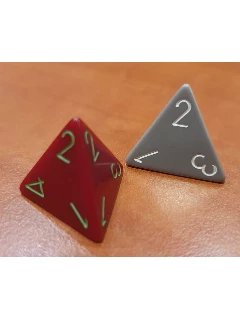 Dobókocka - 4 oldalú - Vegyes szín - Opaque Polyhedral d4 Dice_518