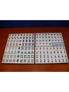 Mahjong készlet - Professzionális, arany "Crystal" kövekkel - A kövek mérete: 37x28x22mm