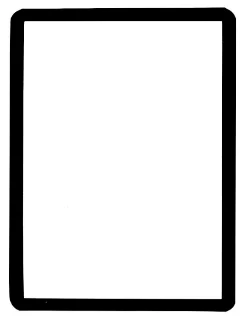 Kártyavédő Fólia - 63.5x88mm - Bordifies Precise - Fit Sleeves Standard Size Black (A Fólia Mérete: 64 X 89mm) (100db)