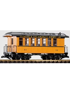 Piko G 38600 D+Rgw Wood Coach Yellow