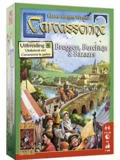 Carcassonne (8 Kiegészítő új design) - Bruggen, Burchten &Bazzars