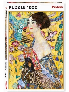 Piatnik Puzzle - Klimt - Hölgy Legyezővel