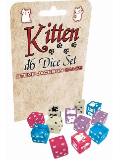 Kitten D6 Dice Set