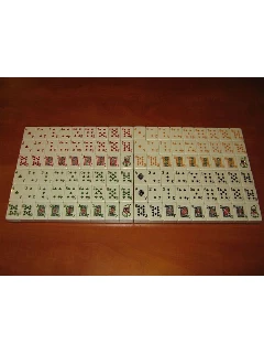 Römi Készlet - Professzionális, Kék Hátú, Műanyag Kövekkel - A Kövek Mérete: 38x28x20mm