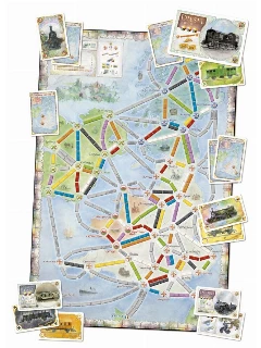Ticket To Ride Map Collection - Volume 5 - United Kingdom & Pennsylvania (Kiegészítő)