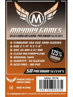 Kártyavédő Fólia - 57.5x89mm - Premium Usa Chimera Game Sleeves (25%-al Vastagabb) (50db)