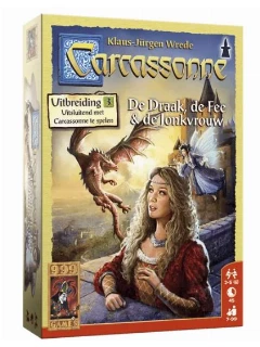 Carcassonne (3 Kiegészítő új design) - De Draak, de Fee & de Jonkvrouw