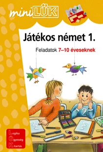 Lük - Mini Lük Feladatlap - Játékos Német 1. - Ldi-401