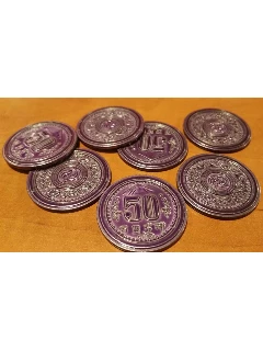 Scythe: 7 Metal $50 Coins (Kiegészítő)
