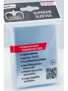 Kártyavédő fólia - 63.5x88mm - Supreme Sleeves (A fólia mérete: 66 x 91mm) (50db)