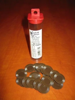 Mini Zseton Barna 50db - Mini Chips Brown 50