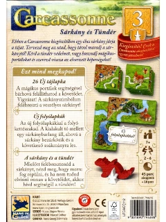 Carcassonne 3. kiegészítő - Sárkány és Tündér (Kiegészítő)