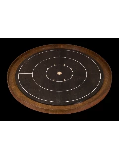 Crokinole Prémium Versenytábla - Ében tábla - Dió perem (Korong nélkül)