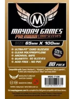 Kártyavédő Fólia - 65x100mm - Premium Magnum Copper Sleeve ("7 Wonders" Méret) (25%-al Vastagabb) (80db)