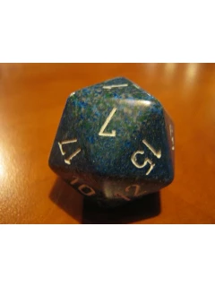 Dobókocka - 20 Oldalú 34mm-es - Speckled 34mm 20-sided Dice - Sea