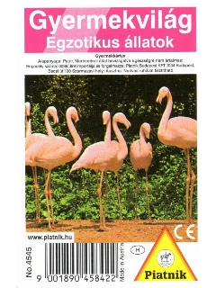 Gyermek Kártya - Egzotikus Állatok