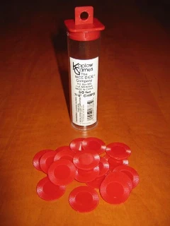 Mini Zseton Piros 50db - Mini Chips Red 50