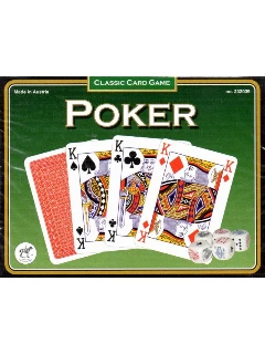 Póker Kártya Kockával (5db Póker Kocka) 1x55 Lap
