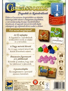 Carcassonne 1. kiegészítő - Fogadók és Katedrálisok (Kiegészítő)