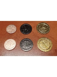 Metal Coin Sets 50db Római Számozású